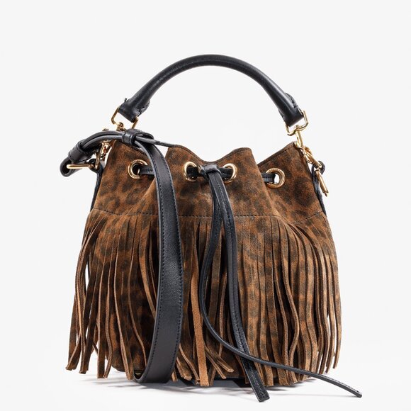 Saint Laurent Bags Saint Laurent Emmanuelle Suede Leopardprint